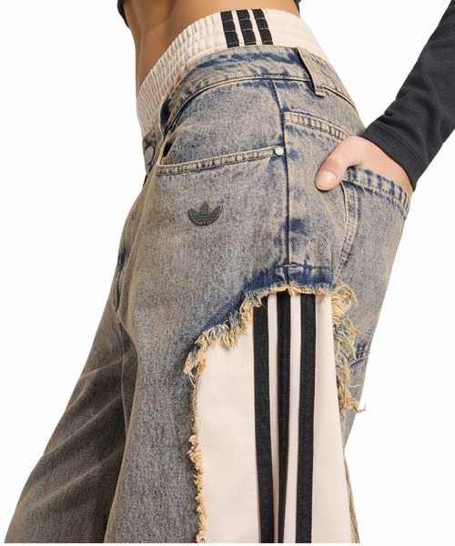 adidas ADILENIUM 5 DECONSTRUCTED DENIM PANTS / アディダス アディ