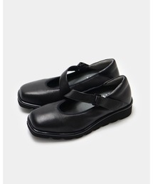 fitfit｜フィットフィットのシューズ（ブラック/黒色系・ストラップ