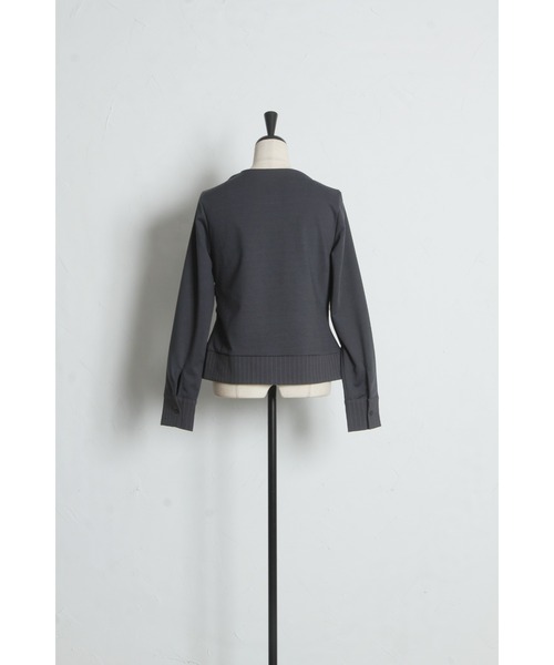 ARVELLIA(アルベリア)の「ASYM STRIPE DREAPE TOP(Tシャツ/カットソー・レディース・ブラウン/グレー・M)」の10枚目の写真