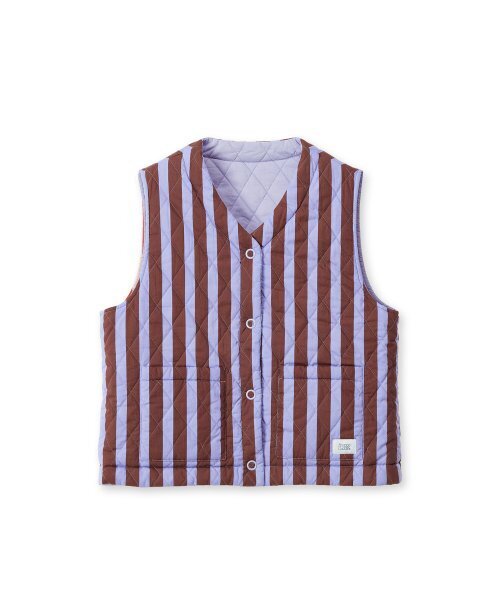 SNAPPY CUDDLE(スナッピーカードル)の「Fluffy Croissant Reversible Vest (Saffron)(ダウンベスト・メンズ・その他・1/2)」の1枚目の写真