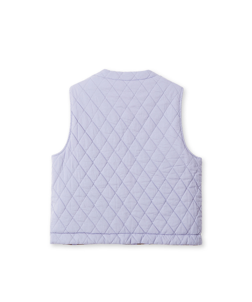 SNAPPY CUDDLE(スナッピーカードル)の「Fluffy Croissant Reversible Vest (Saffron)(ダウンベスト・メンズ・その他・1/2)」の4枚目の写真