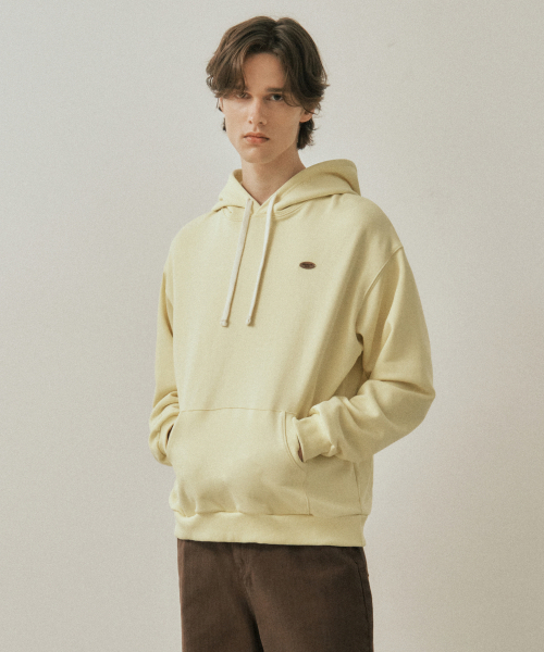 WEDNESDAY OASIS(ウェンズデーオアシス)の「アッシュピグメントフードスウェットシャツ_YELLOW(W25-TP34)(パーカー・メンズ・イエロー・MEDIUM/LARGE)」の3枚目の写真