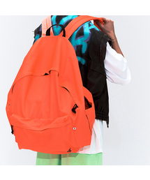 ERER（エルエル）の「ファブリックバックバッグ ネオンオレンジ（バックパック/リュック）」