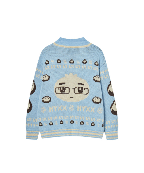 NYXX（エヌワイエックスエックス）の「NYGD COWICHAN CARDIGAN LIGHT BLUE（カーディガン/ボレロ・レディース・その他・FREE）」の2枚目の写真