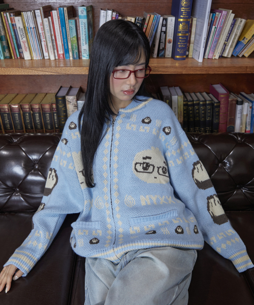 NYXX（エヌワイエックスエックス）の「NYGD COWICHAN CARDIGAN LIGHT BLUE（カーディガン/ボレロ・レディース・その他・FREE）」の3枚目の写真