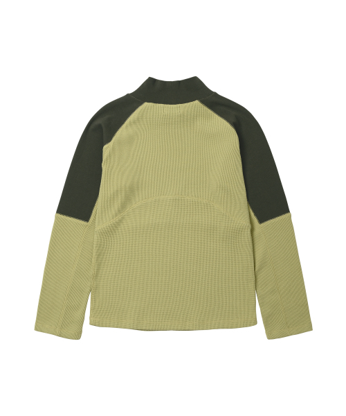 WELLBEING EXPRESS(ウェルビーイングエクスプレス)の「Authentic Waffle Turtle Neck Mustard(Tシャツ/カットソー・レディース・その他・SMALL/MEDIUM)」の2枚目の写真