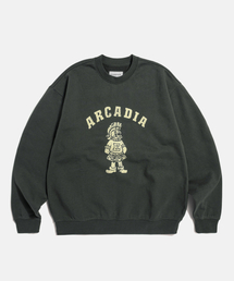 Knight Mascot Heavyweight Sweatshirt Vintage Black