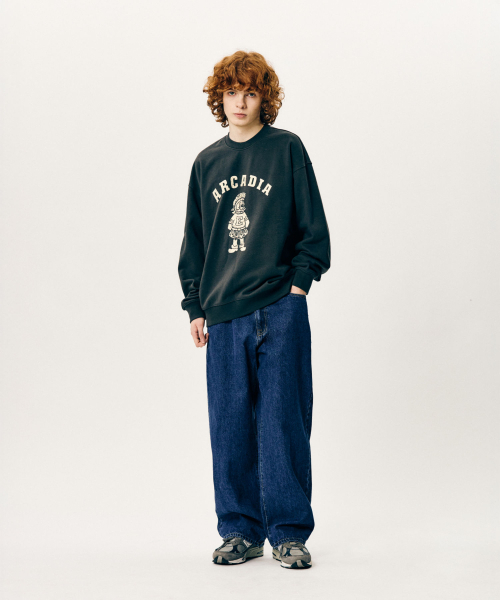ESPIONAGE（エスピオナジ）の「Knight Mascot Heavyweight Sweatshirt Vintage Black（スウェット・メンズ・その他・MEDIUM/LARGE/X-LARGE）」の10枚目の写真