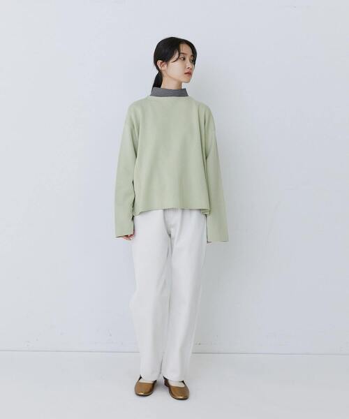 conges payes ADIEU TRISTESSE(コンジェ ペイエ アデュートリステス)の「【2way】ミラノリブニットカーディガン(カーディガン/ボレロ・レディース・ピンク/パープル/ミント・FREE)」の6枚目の写真