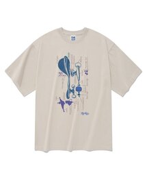 アセンブリー 半袖Tシャツ ベージュ