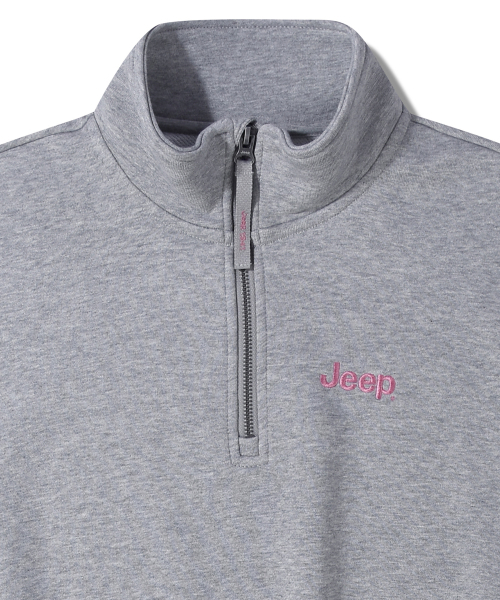 JEEP（ジープ）の「[360g] レディース M-ロゴ ハーフジップ スウェット (JR5TSF838MG)（スウェット・レディース・その他・SMALL/MEDIUM/LARGE/X-LARGE）」の8枚目の写真