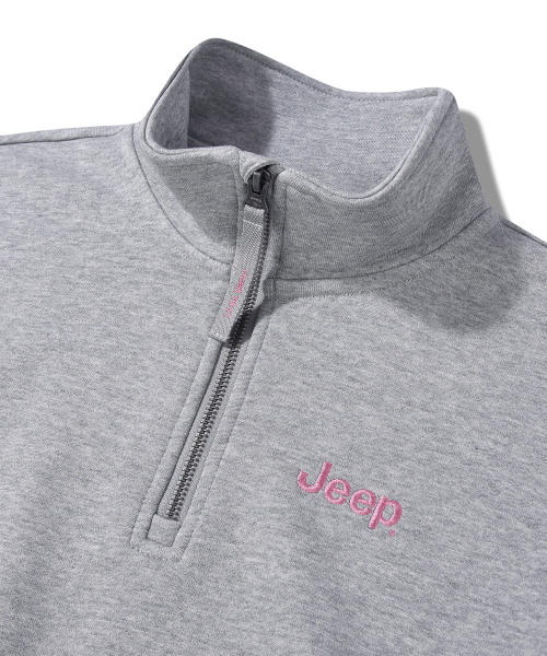 JEEP（ジープ）の「[360g] レディース M-ロゴ ハーフジップ スウェット (JR5TSF838MG)（スウェット・レディース・その他・SMALL/MEDIUM/LARGE/X-LARGE）」の10枚目の写真