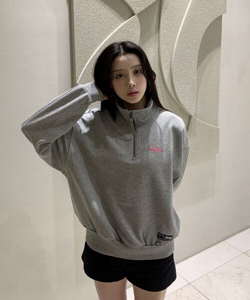 JEEP（ジープ）の「[360g] レディース M-ロゴ ハーフジップ スウェット (JR5TSF838MG)（スウェット・レディース・その他・SMALL/MEDIUM/LARGE/X-LARGE）」の18枚目の写真