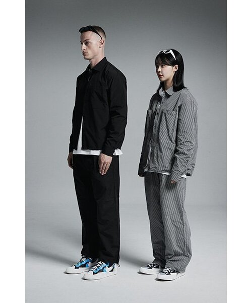 APOSTROPHE COMMA(アポストロフィコンマ)の「ナイロンストリングポケットシャツジャケット(チェック)(ナイロンジャケット・レディース・その他・LARGE)」の4枚目の写真