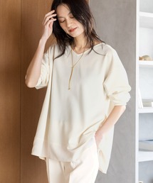 Elura | サマ見え異素材コンビプルオーバー/625549(Tシャツ/カットソー)