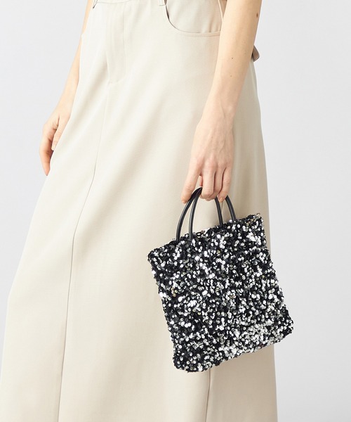 MONICA(モニカ)の「スパンコール2WAYミニトート(トートバッグ・レディース・ブラック/シルバー・FREE)」の7枚目の写真