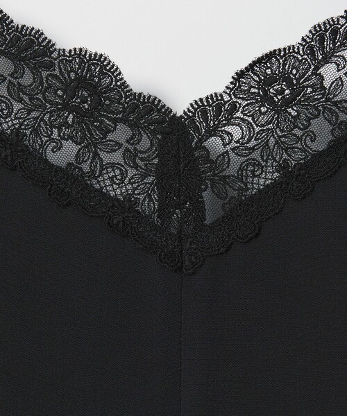 green label relaxing（グリーンレーベルリラクシング）の「＜SEASONAL COLLECTION＞レース キャミソール オールインワン（つなぎ/オールインワン・レディース・ブラック/ブラウン・FREE）」の9枚目の写真