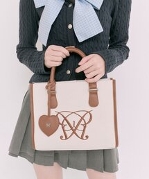 OLIVE des OLIVE | Aimerianejoieハートミラーチャーム付きミニトート(トートバッグ)