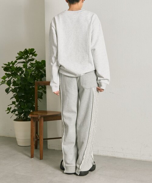 ear PAPILLONNER(イアパピヨネ)の「コードスウェット【SUM1 STYLE】(Tシャツ/カットソー・レディース・ネイビー/ライトグレー・FREE)」の12枚目の写真