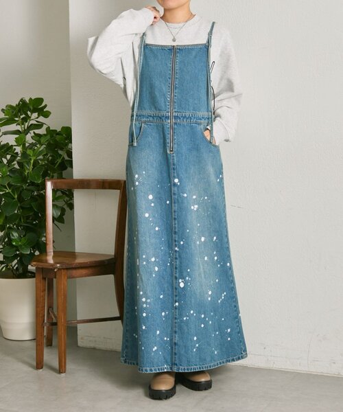 ear PAPILLONNER(イアパピヨネ)の「コードスウェット【SUM1 STYLE】(Tシャツ/カットソー・レディース・ネイビー/ライトグレー・FREE)」の13枚目の写真