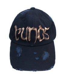 RUNDS（ランディエス）の「Bleach Logo Destroyed Ball Cap（キャップ）」