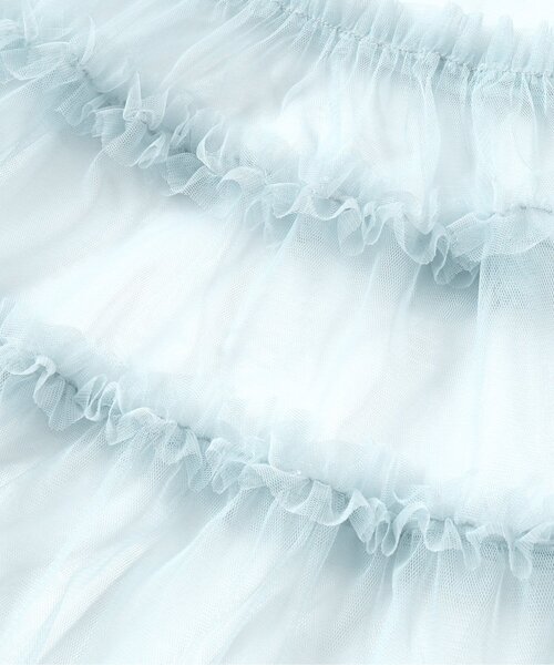 Boribon（ボリボン）の「ティアードチュールミミドレス（ワンピース・キッズ・ピンク/オフホワイト/ブルー・120/110/100/90/80）」の17枚目の写真