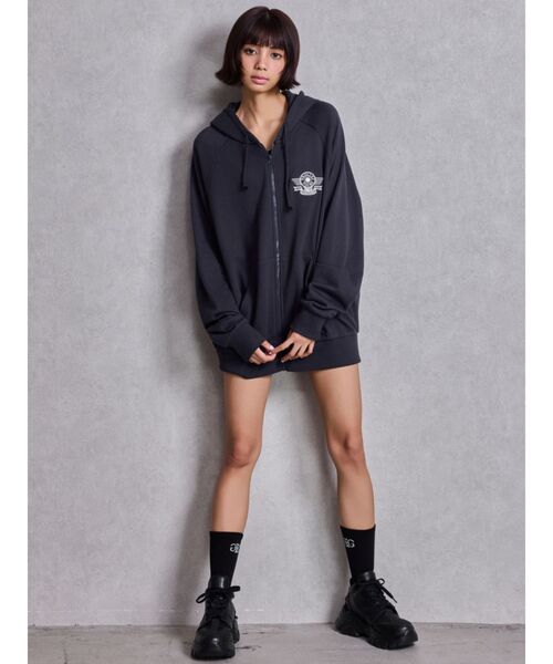 GYDA(ジェイダ)の「Symmetry GYDA RIB SOX(ソックス/靴下・レディース・オフホワイト/ブラック・FREE)」の16枚目の写真