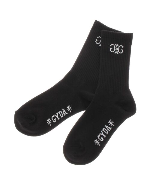 GYDA(ジェイダ)の「Symmetry GYDA RIB SOX(ソックス/靴下・レディース・オフホワイト/ブラック・FREE)」の5枚目の写真