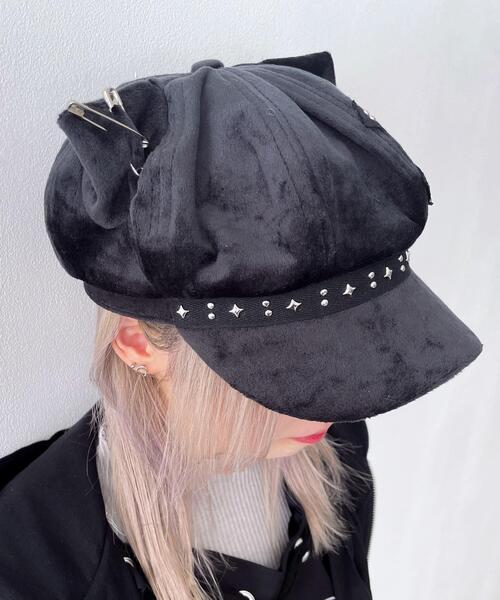 WEGO（ウィゴー）の「WEGO/モチーフデザインキャスケット（キャスケット・レディース・サックスブルー・FREE）」の3枚目の写真