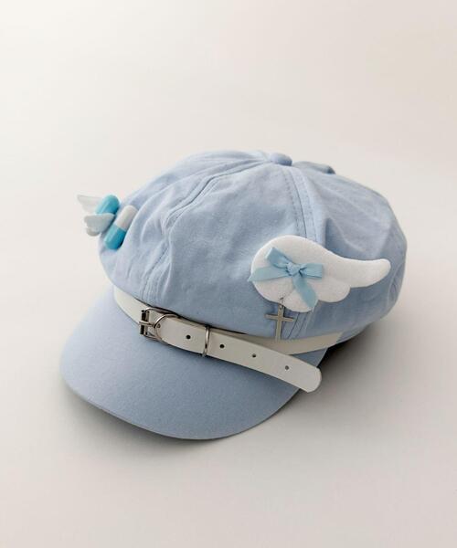 WEGO（ウィゴー）の「WEGO/モチーフデザインキャスケット（キャスケット・レディース・サックスブルー・FREE）」の8枚目の写真