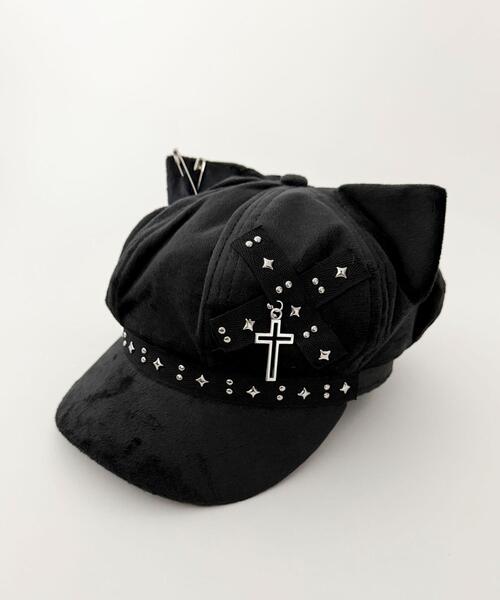 WEGO（ウィゴー）の「WEGO/モチーフデザインキャスケット（キャスケット・レディース・サックスブルー・FREE）」の7枚目の写真