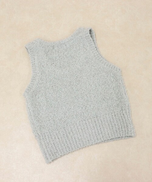 fredy emue(フレディエミュ)の「テープMIXニットベスト(ベスト・レディース・アイボリー/ライトグレー/ミント・38)」の22枚目の写真