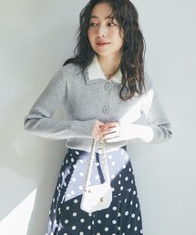 La boutique BonBon | 【今すぐ届く!】シャギー衿リブニットカーディガン(カーディガン/ボレロ)