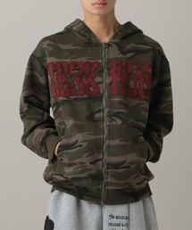 LAND MUSEUM | LAND MUSEUM／ロゴカモフラジップパーカー(パーカー)