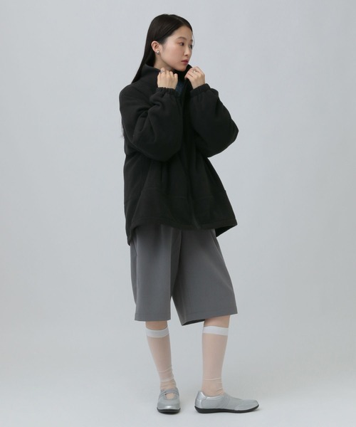 LEPSIM（レプシィム）の「ドロストフリースブルゾン　638981（ブルゾン・レディース・グレー/ブラック/アイボリー・FREE）」の15枚目の写真