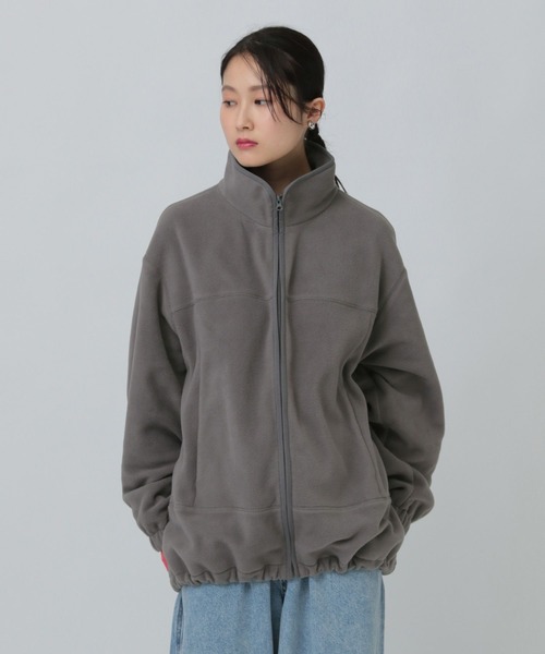 LEPSIM（レプシィム）の「ドロストフリースブルゾン　638981（ブルゾン・レディース・グレー/ブラック/アイボリー・FREE）」の18枚目の写真