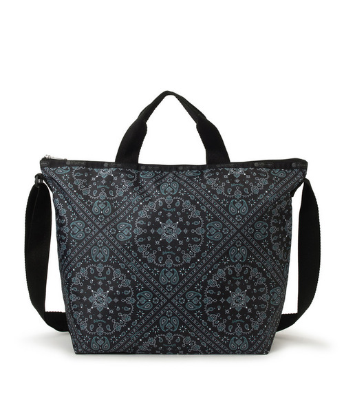 LeSportsac(レスポートサック)の「DELUXE EASY CARRY TOTE ステレートバンダナ(トートバッグ・レディース・グレー・FREE)」の8枚目の写真