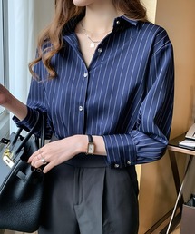 yuue' ( wear ) | ストライプ柄シャツブラウス(シャツ/ブラウス)