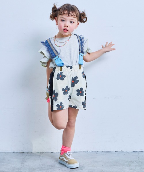 Life Support Products（ライフサポートプロダクツ）の「【COTTON from U.S.A】ホールショルダートップス（Tシャツ/カットソー・キッズ・チャコール/ホワイト系その他/ライトグリーン/レッド・95/100/110/120/130/140/150/80/90）」の12枚目の写真