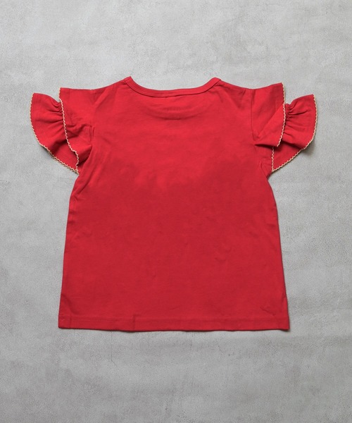 Life Support Products（ライフサポートプロダクツ）の「【COTTON from U.S.A】ホールショルダートップス（Tシャツ/カットソー・キッズ・チャコール/ホワイト系その他/ライトグリーン/レッド・95/100/110/120/130/140/150/80/90）」の5枚目の写真