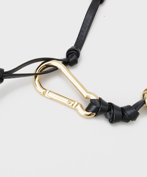 GALLEST(ギャレスト)の「【LAPUIS】Coil Leather Belt(ベルト・レディース・シルバー/ゴールド・00)」の5枚目の写真