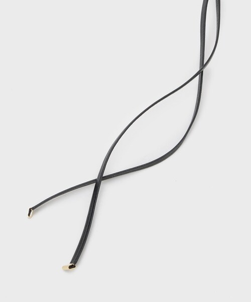 GALLEST(ギャレスト)の「【LAPUIS】Coil Leather Belt(ベルト・レディース・シルバー/ゴールド・00)」の7枚目の写真