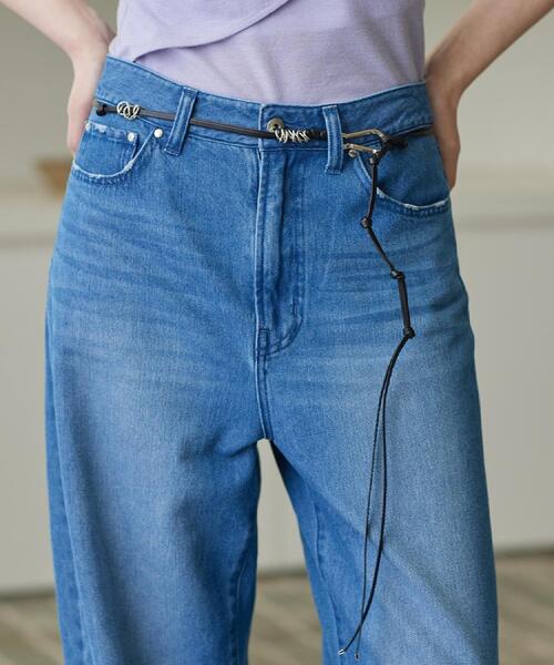 GALLEST(ギャレスト)の「【LAPUIS】Coil Leather Belt(ベルト・レディース・シルバー/ゴールド・00)」の10枚目の写真