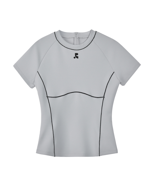 Rest&Recreation(レストアンドレクリエーション)の「LOGO SPORT TOP - GREY(Tシャツ/カットソー・レディース・その他・ONE SIZE)」の1枚目の写真