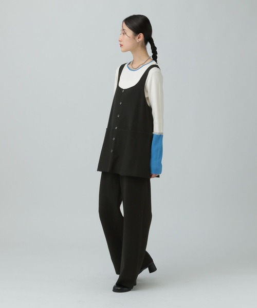 LEPSIM(レプシィム)の「12ゲージペプラムオールインワン 634615(つなぎ/オールインワン・レディース・ブラウン/グレー/ブラック・FREE)」の6枚目の写真