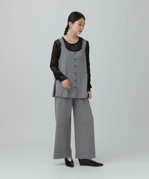 LEPSIM(レプシィム)の「12ゲージペプラムオールインワン 634615(つなぎ/オールインワン・レディース・ブラウン/グレー/ブラック・FREE)」の12枚目の写真