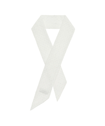 LARTIGENT（ラーティゼン）の「L15 SILVER DOT SCARF (WHITE)（バンダナ/スカーフ）」