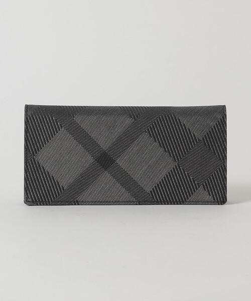 BLACK LABEL CRESTBRIDGE(ブラックレーベル・クレストブリッジ)の「カルゼシャドークレストブリッジチェックロングウォレット(財布・メンズ・ブラック/グレー系その他・FREE)」の3枚目の写真