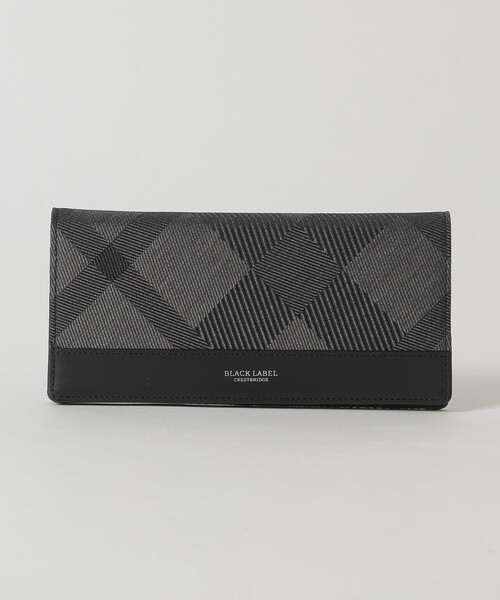 BLACK LABEL CRESTBRIDGE(ブラックレーベル・クレストブリッジ)の「カルゼシャドークレストブリッジチェックロングウォレット(財布・メンズ・ブラック/グレー系その他・FREE)」の7枚目の写真