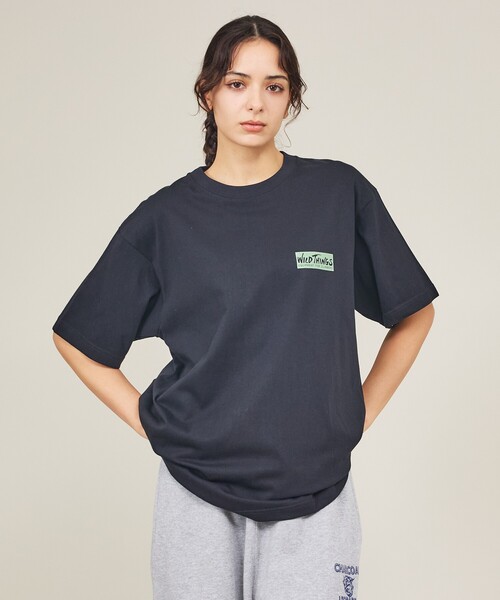 WILD THINGS(ワイルドシングス)の「【WILDTHINGS / ワイルドシングス】80'S CLIMBER TEE / エイティーズ クライマーTシャツ(半袖・ユニセックス)WT26056K(Tシャツ/カットソー・メンズ・ネイビー/ホワイト/ブラック・M/L)」の1枚目の写真